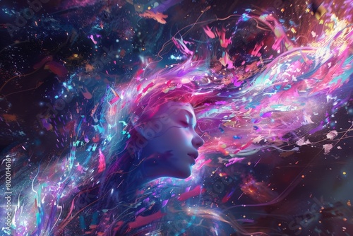 In the heart of the Harmonix Nebula lies Visceralia, a world where reality is shaped by the senses, and Euphoria Synthetica reigns as its most gifted Dream Engineer