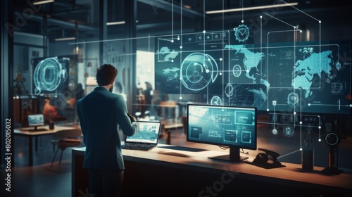 Endpoint Security is a crucial aspect of cyber defense, providing protection at device level from threats, data breaches, and unauthorized access. The integrity of network systems photo