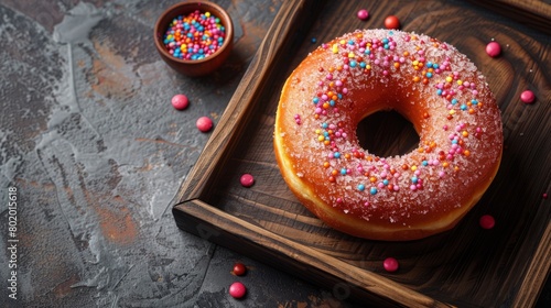 Donuts with delicious, fragrant, and sweet flavors are undoubtedly one of the most famous and popular sweets worldwide. photo