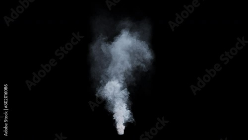 Looping thin smoke rising up. 3D generated animation fx. Has alpha channel (ProRes, 4K only) for easy compositing.
