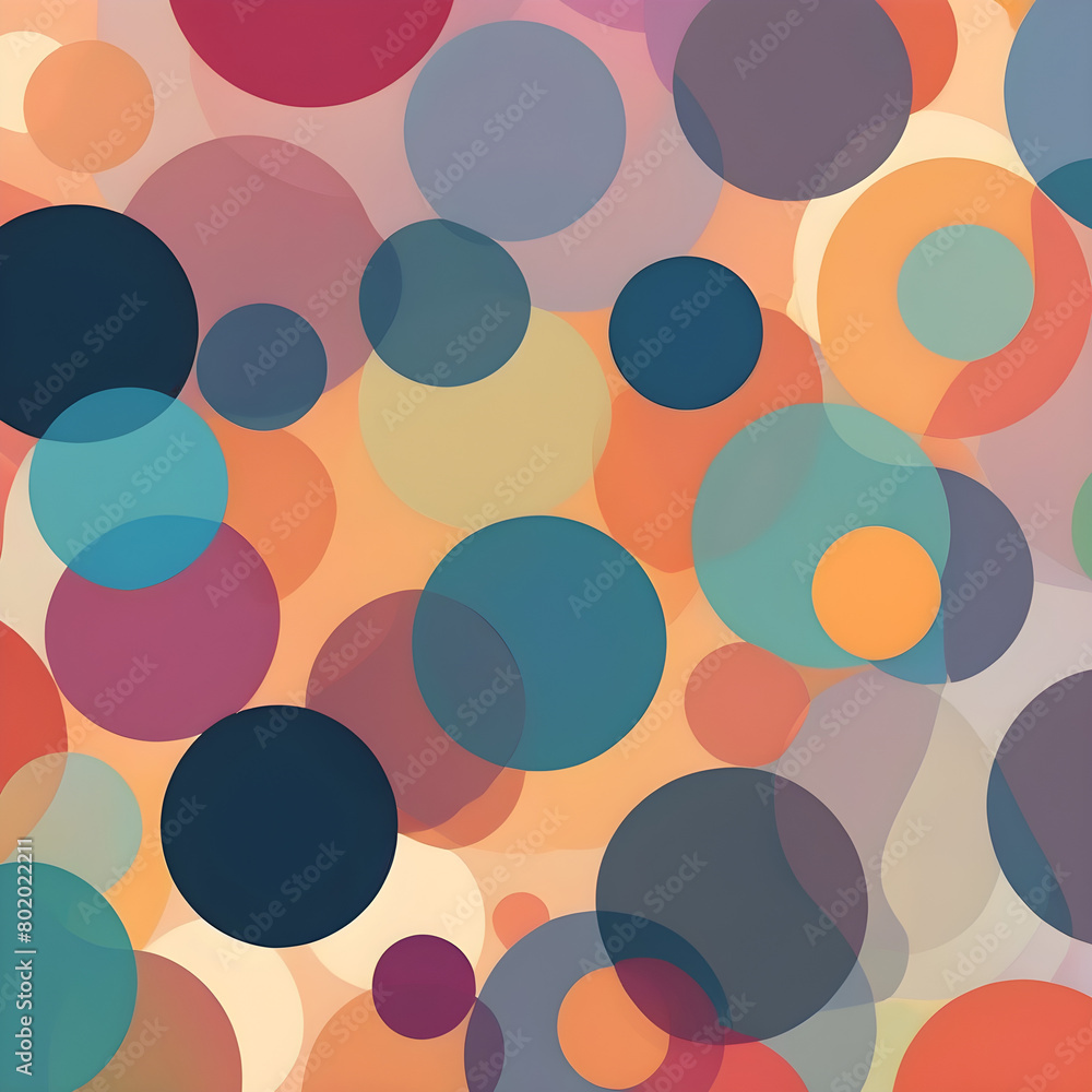 seamless pattern with circles seamless pattern with circles