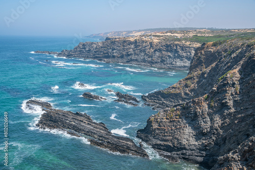 Rocky cliffs on the Portuguese coast