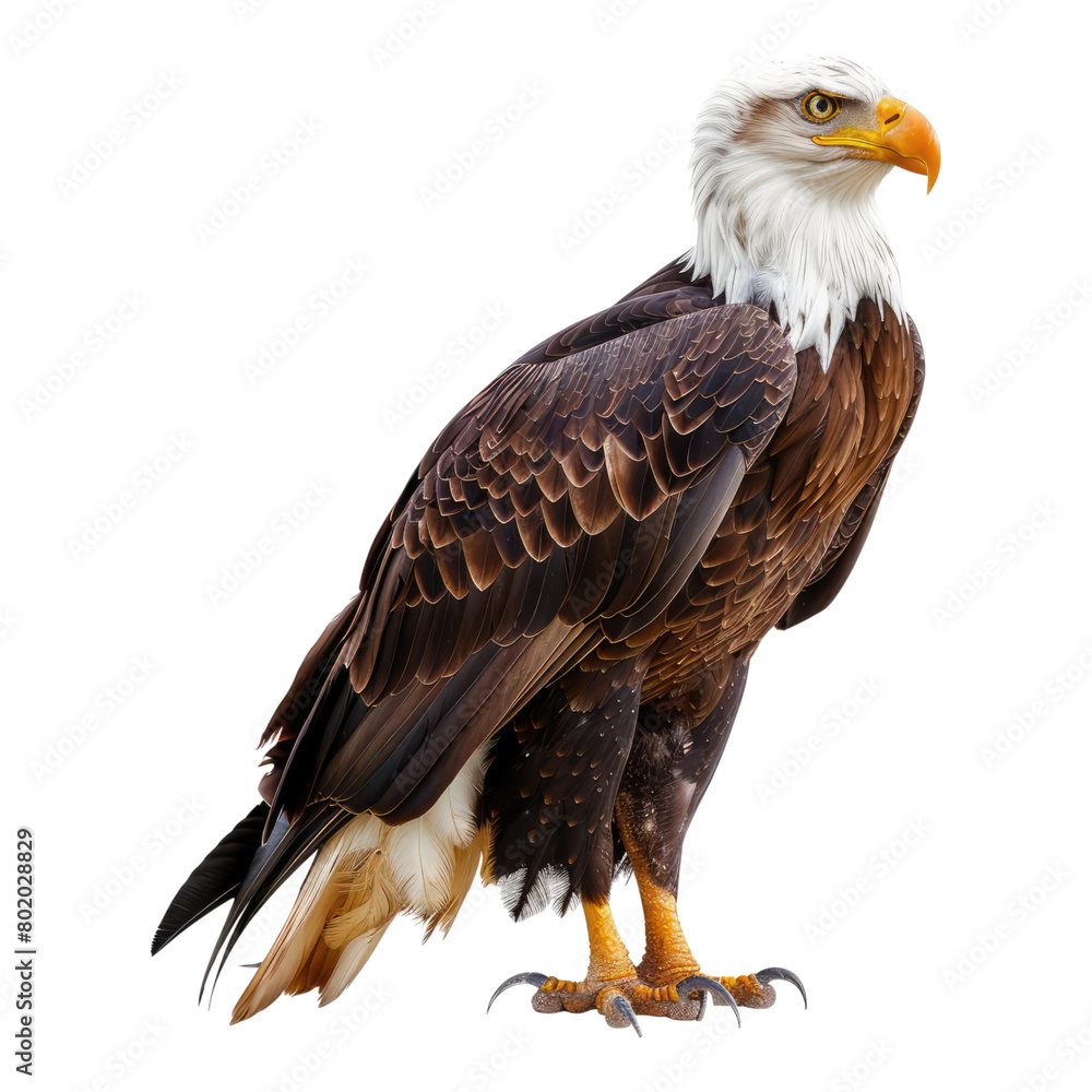 Obraz premium Photo of Africans eagle isolated on transparent background