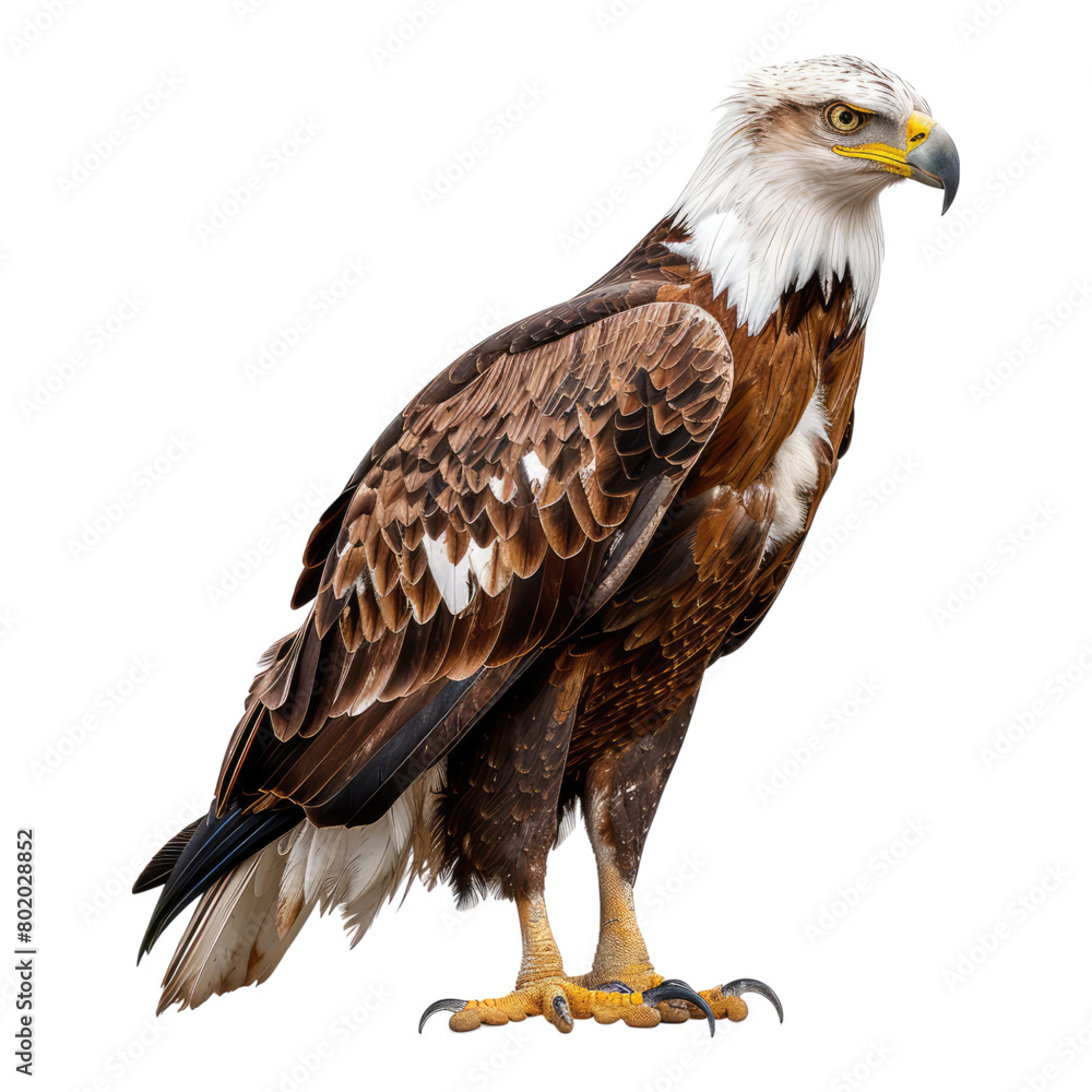 Fototapeta premium Photo of Africans eagle isolated on transparent background