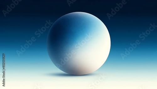 Simple Blue to White Radiant Gradient for Business Presentations