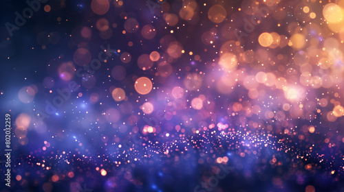 gold and purple abstract glitter confetti bokeh background purple glitter vintage lights background Purple abstract background with bokeh defocused lights and stars