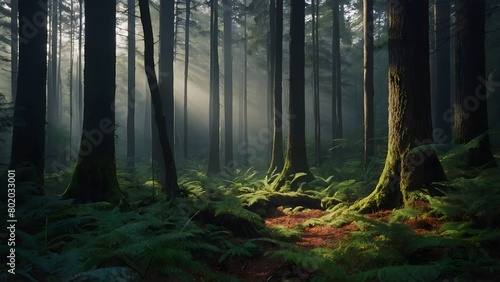a magical forest where every tree holds a secret,generative AI