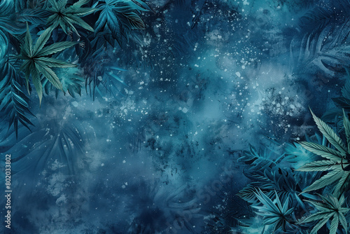 Marijuana Leaves, Cannabis Plant, Buds, Generative AI photo
