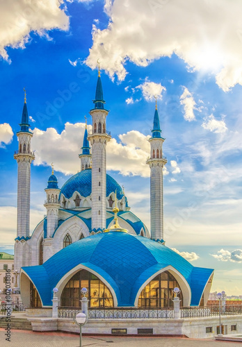 Kul Sharif Mosque is a one of the largest mosques in Russia.