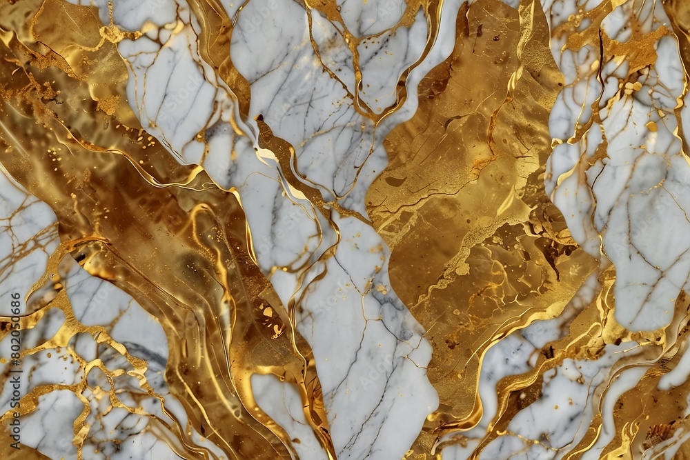 Fototapeta premium Marble luxury realistic gold background