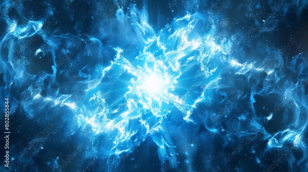 A vibrant blue and white image of a powerful energy pulse radiating outwards from a central point, symbolizing the flow of energy. A vibrant blue and white image of a powerful energy pulse radiating outwards from a central point, symbolizing the flow of energy.