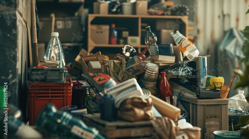 A close-up shot of a collection of donated items, their diverse nature representing the spirit of generosity on National Give Something Away Day.