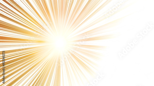 Sunburst image, light overlay or white background