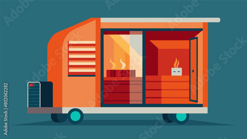 A modern take on a classic relaxation od this mobile infrared sauna brings the spa experience to your doorstep..