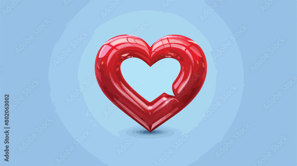 heart shape symbol of reload icon Vectot style vector
