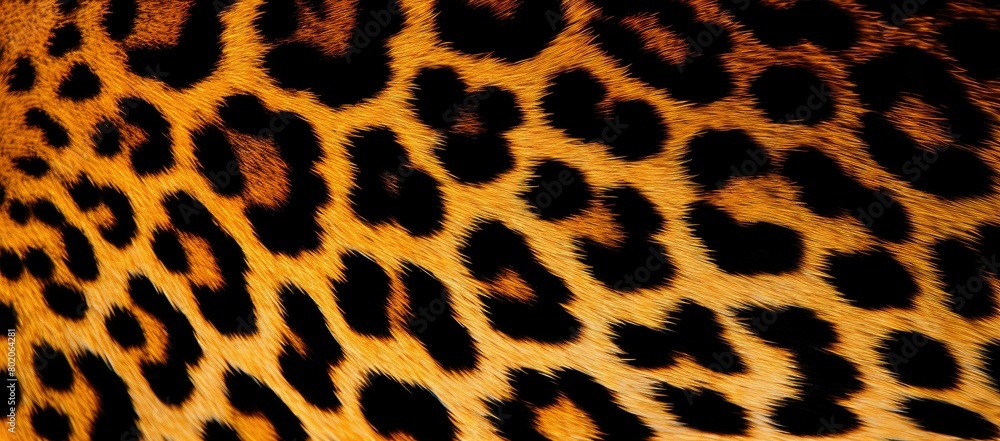 Detailed close up of leopard print pattern Detailed close up of leopard print pattern