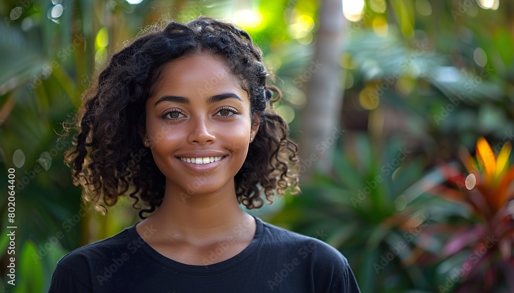 Black woman in portrait Black woman in portrait