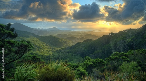 Auckland New Zealand Waitakere Ranges guided eco-tours native forest photo