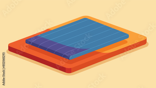 A cushioned floor mat to prevent slipping and provide a soft surface to sit or lie on..