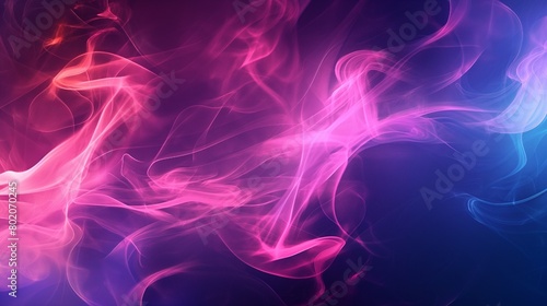 HD image of an abstract neon wallpaper with amazing detailing, realism, and smoke