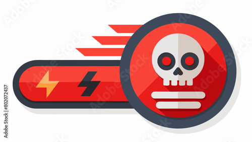 The button for the highest level was labeled with a flashing red warning sign and a skull signifying the danger of hyperbole..