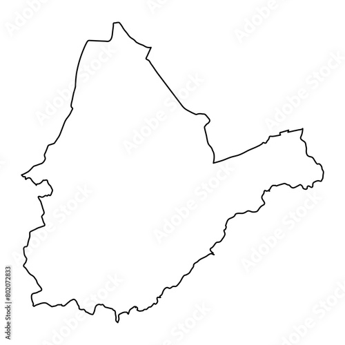 Bungoma County map, administrative division of Kenya. Vector illustration.
