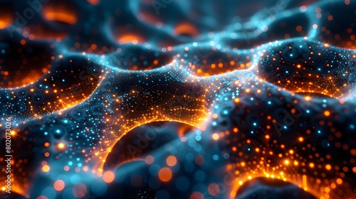 Intricate Cosmic Fractal Neural Network Showcases Futuristic Digital Technology and Interconnected Patterns