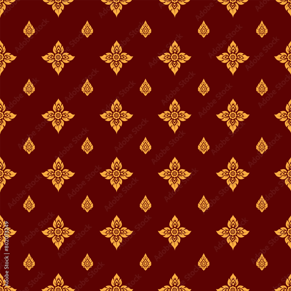 Thai culture art pattern illustration design vector background element Thai culture art pattern illustration design vector background element