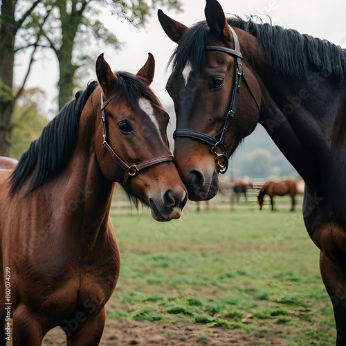 horse in the field © shiv