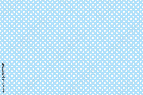 sky blue seamless pattern with white dots