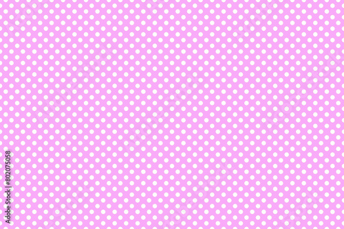 pink seamless pattern with white dots