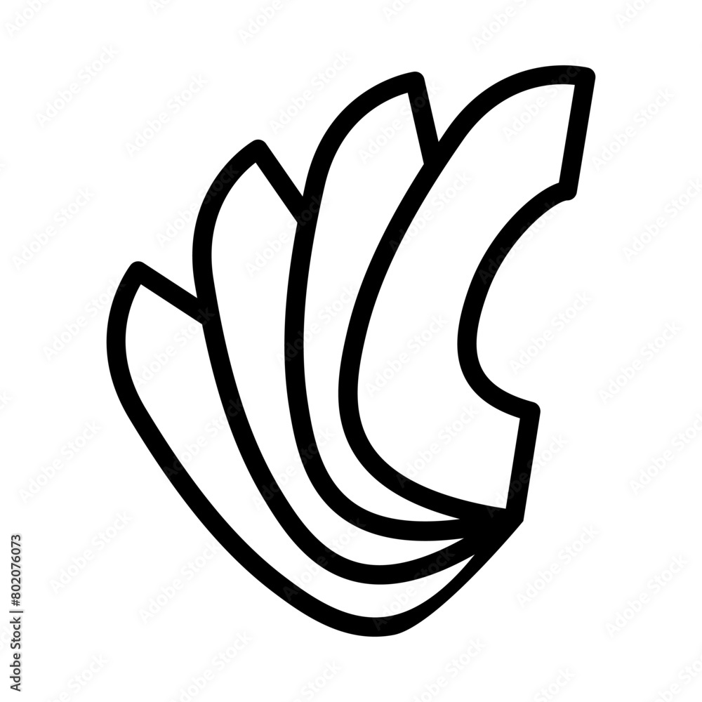 Avocado slice icon Avocado slice icon
