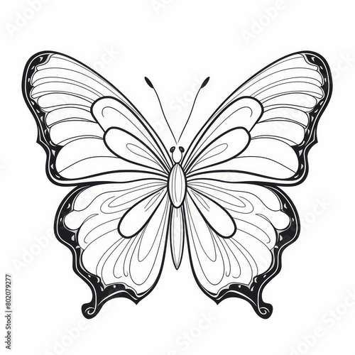 Graceful Butterfly Illustration