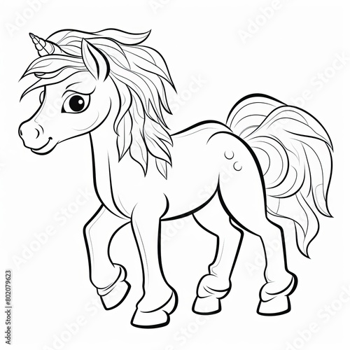 Playful Pony Illustration