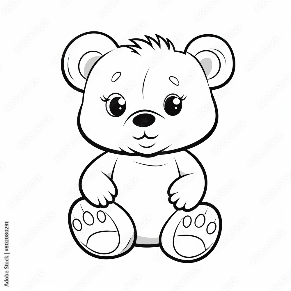 Fototapeta premium Cute Teddy Bear Illustration