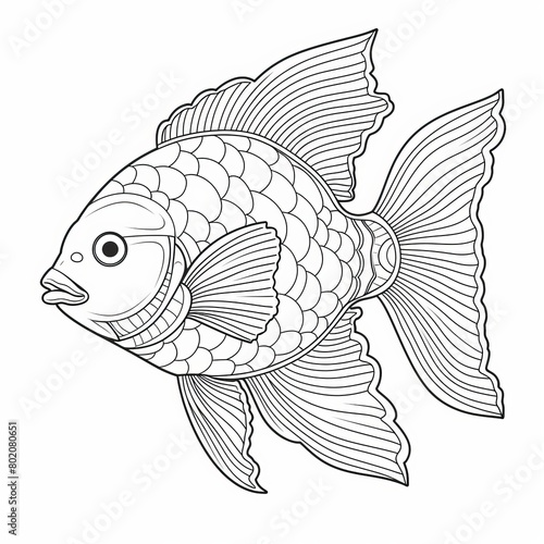 Vibrant Clownfish Illustration