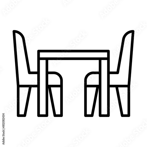 Dining table icon