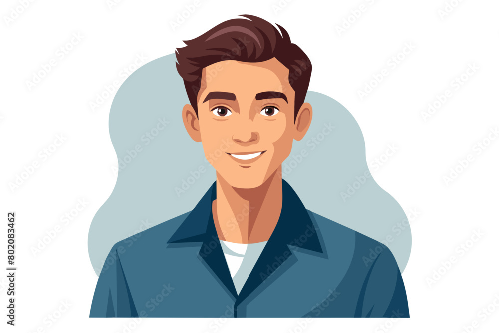 Portrait Man Fashion Model Male Posing Young Happy Lifestyle Handsome Smiling Shirt Casual Guy Confident Modern Flat Design Simple Vector Illustration Isolated Transparent Background Portrait Man Fashion Model Male Posing Young Happy Lifestyle Handsome Smiling Shirt Casual Guy Confident Modern Flat Design Simple Vector Illustration Isolated Transparent Background
