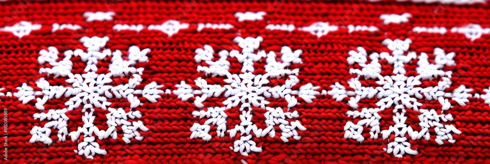 Detailed close up of intricate red and white patterned fabric for enhanced search visibility Detailed close up of intricate red and white patterned fabric for enhanced search visibility