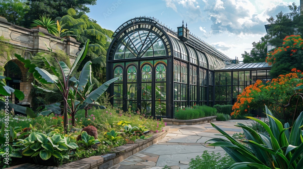 Art Nouveau Botanical Conservatory Art Nouveau Botanical Conservatory