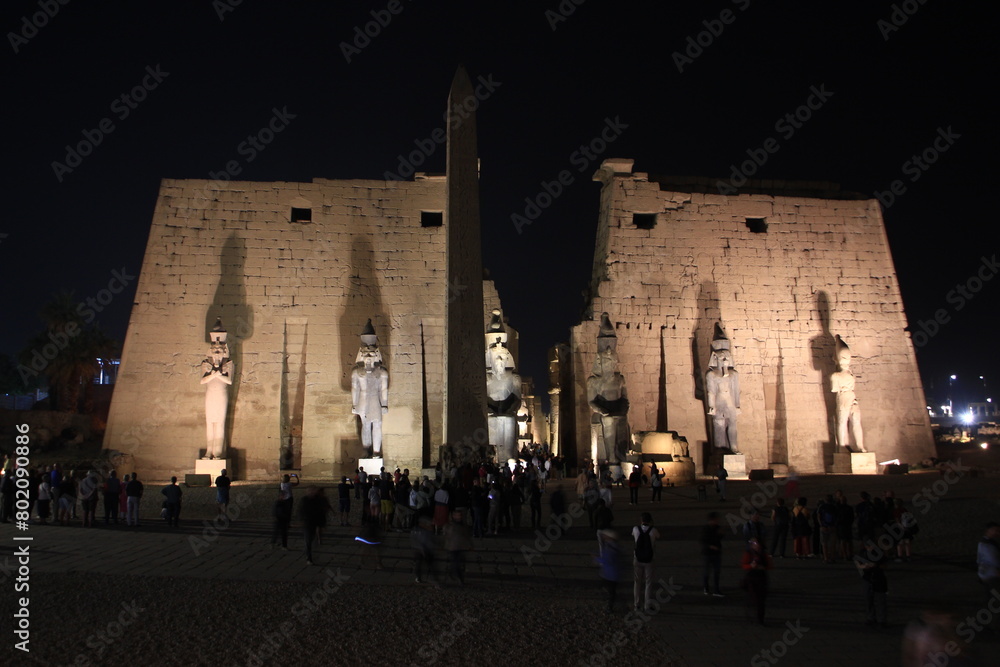 Fotografie Tourisme en Egypte : Temple de Louxor
