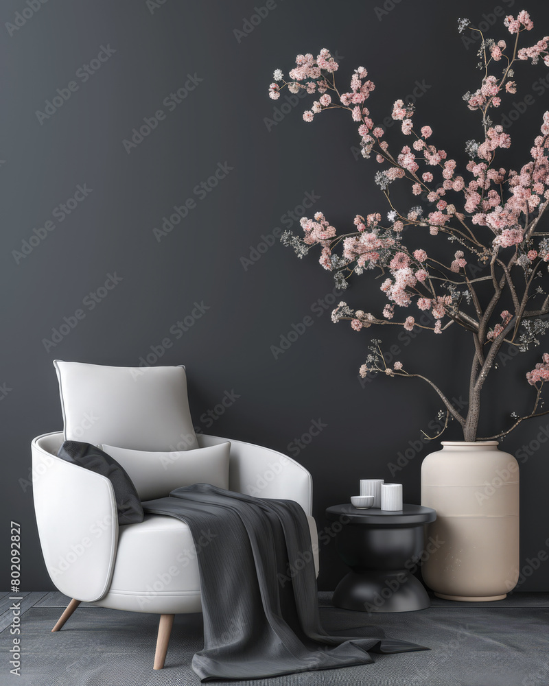 Elegant modern interiors with chic and minimalist interior design elements Elegant modern interiors with chic and minimalist interior design elements