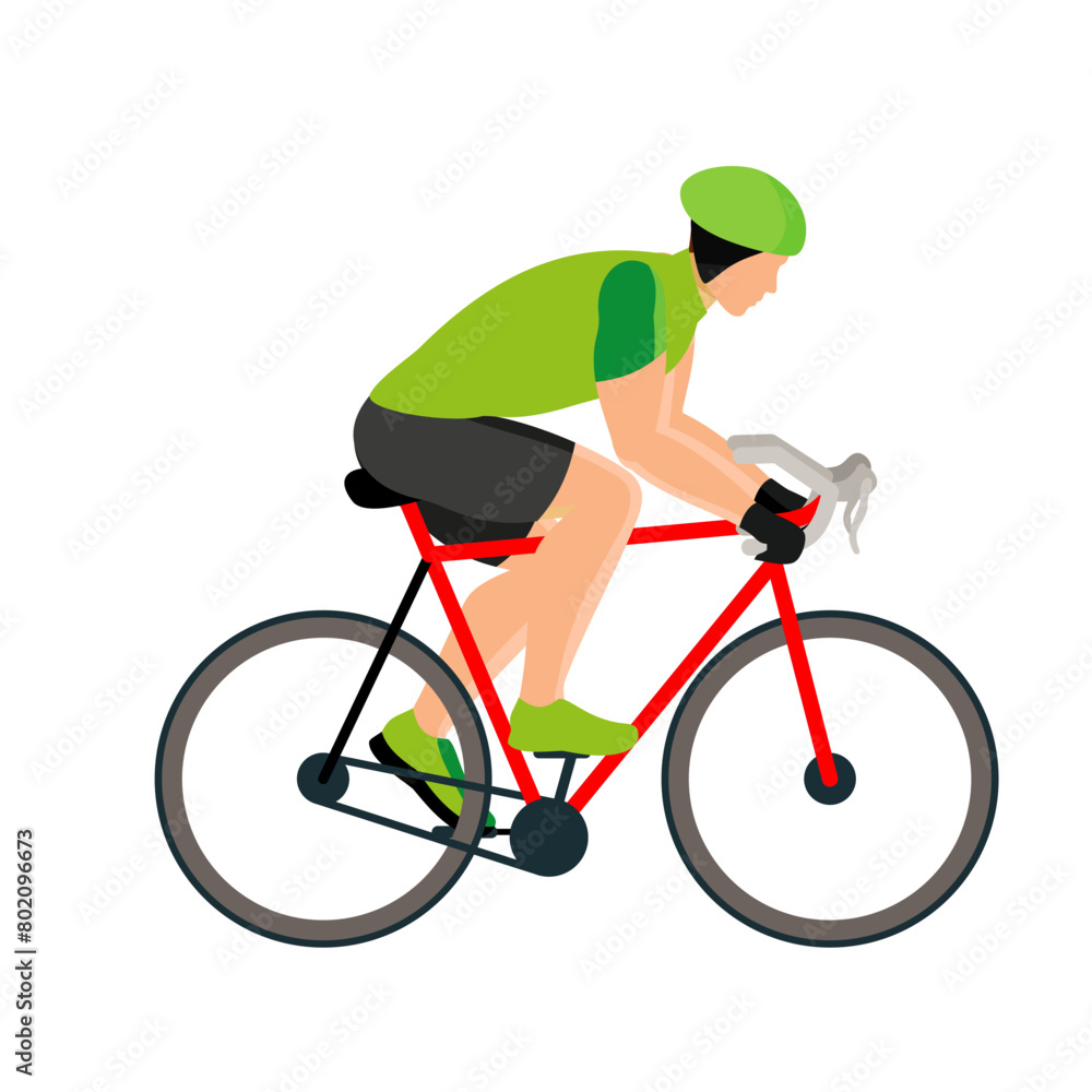 cyclist on a bicycle cyclist on a bicycle