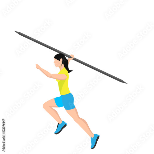 Javelin throw winner