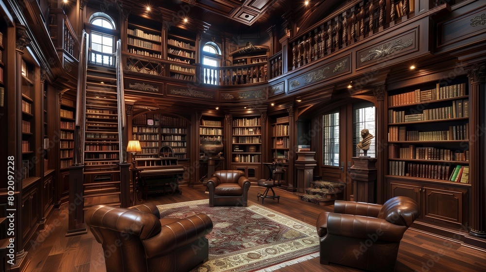 Medieval Castle Library Medieval Castle Library