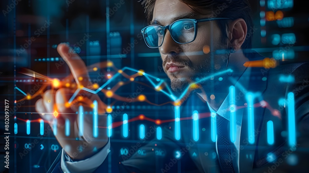 Futuristic Data Analytics Dashboard for Strategic Business Insights and Financial Monitoring Futuristic Data Analytics Dashboard for Strategic Business Insights and Financial Monitoring