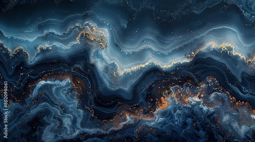 Luxury abstract marble background with beautiful combination of navy blue and silver Luxury abstract marble background with beautiful combination of navy blue and silver