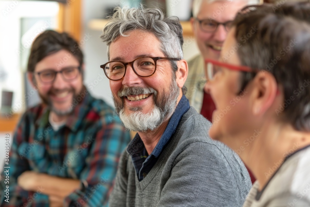 Group of diverse senior business people working together as a team at office Group of diverse senior business people working together as a team at office
