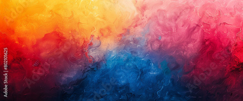 Marvel at the transformative beauty of a sunrise gradient background infused with vitality, as vibrant pigments blend into deeper hues, crafting an invigorating canvas for visual exploration. photo