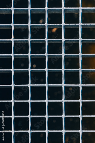 metal grid background